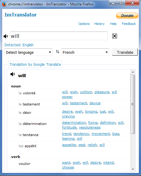 Mouseover Webpage Translation ImTranslator: Webpage Translation