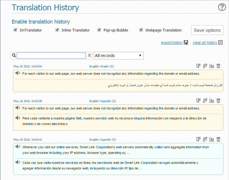 Translation-history